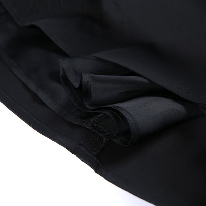 JJparty-AP01 Women cotton spandex A-line casual short skirt