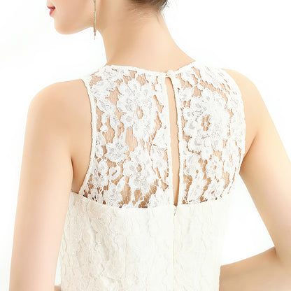JJparty-D085 Women floral eyelash lace peplum-waist layered design mermaid dress